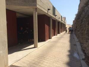 Fachada del centro artesanal Sa Pedrera. 