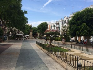 Una imagen del paseo Vara de Rey antes de las obras.