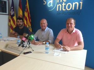 Pablo Valdés, José Tur y Juanjo Ferrer, en una imagen de archivo. Foto: L.A.