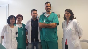 El equipo que forma el gabinete para intervenciones quirúrgicas ambulatorias del Servicio de Cirugía Oral y Maxilofacial del Área de Salud de Ibiza y Formentera.