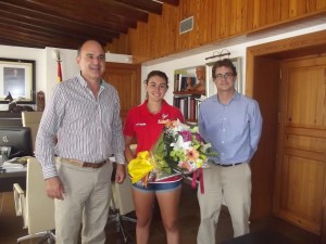 Vicent Marí, Paulina Pérez y Salvador Losa