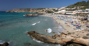 Imagen de la playa de Cala Tarida