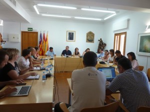 Imatge del ple celebrat avui al Consell de Formentera.