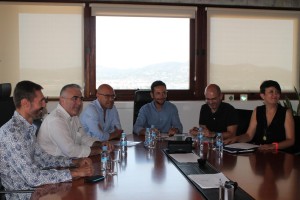 La reunión entre Autoritat Portuària y el equipo de gobierno ha tenido lugar en Can Botino.