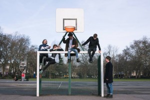 El quinteto The Bulletproof Bomb en una imagen promocional.