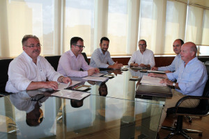 Una imagen de la reunión de los alcaldes. 