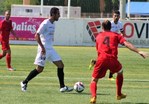 Pacheta, delantero de la Peña, arrastraba un partido de sanción desde la pasada temporada.