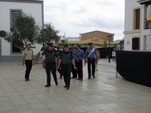 La policía italiana junto a los agentes de la Guardia Civil en Formentera. Foto: G.R.