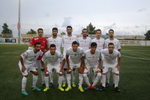 Once inicial de la Peña Deportiva en el amistoso disputado en Samta Eulària ante el Formentera.