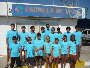 Equipo de vela del Club Náutico de Ibiza