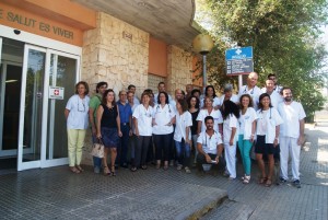 Los profesionales del Centro de Salud de Es Viver celebraron  