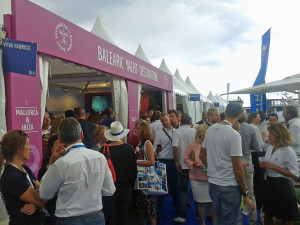 Carpa de les Illes Balears al Saló Nàutic de Mònaco.