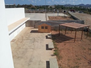 Caseta de fusta al CEIP Sa Jovería.  