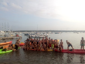 Alumnes premiats amb uns dies de vacances a Formentera.