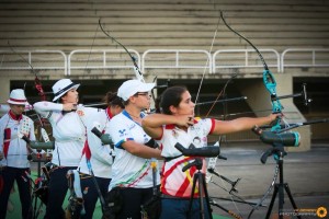 Miriam Alarcón, durante la ronda clasificatoria del Test Event de Río.