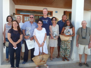 Foto de l'acte homenatge fet avui als turistes.