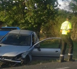 Imagen del otro vehículo afectado en el accidente