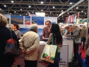 Imatge del stand de Formentera a Holanda.