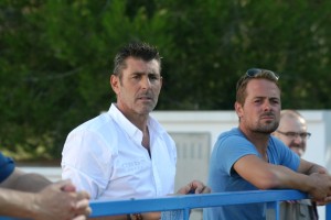 Vicente Román, en la grada por sanción por segunda semana. Foto: C. Vidal