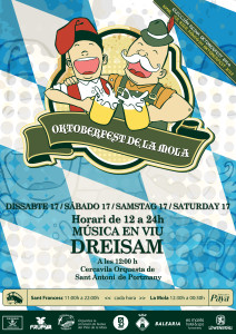 Cartel del Oktoberfest 2015.