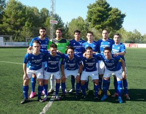 Once inicial del San Rafael en el encuentro ante el Calvià. Foto: C. Vidal