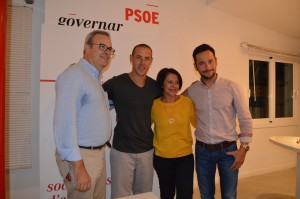 Vicent Torres, Simón Planells, Sofía Hernanz y Rafa Ruiz, en una imagen de archivo.