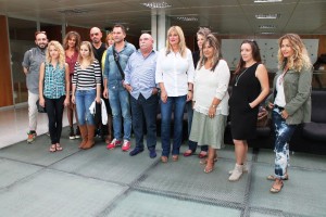 La consellera de Industria, Marta Díaz, se reunió con los diseñadores de moda Adlib.