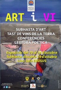 Cartel promocional de la suabsta de arte organizada por el IEE.