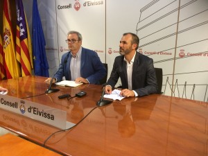 Vicent Torres y Biel Barceló en rueda de prensa. 