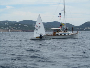 Este sábado se disputó la segunda jornada del Trofeu Illes Balears de Láser 4.7 en la badía de Portmany.