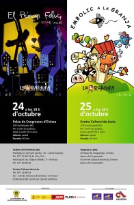 Póster promocional de las obras de teatro infantil que albergará el Palau de Congressos de Santa Eulària. 