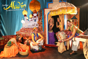 Imagen promocional del musical Aladin.