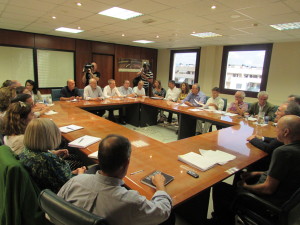 Imatge de la reunió d'Educació amb els inspectors de totes les illes. 