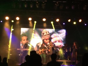 Imagen del concierto celebrado anoche en la localidad