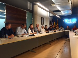 El pleno de Sant Antoni se ha celebrado, por primera vez, en horario de tarde.