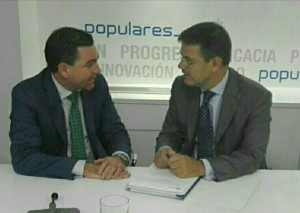 La reunión entre Miquel Jerez y Rafael Catalá. 