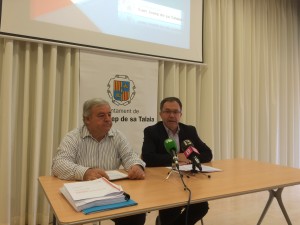 Pepe Cardona y Josep Marí Ribas en rueda de prensa. 