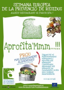 Cartel de la campaña para impulsar el aprovechamiento de los alimentos. 