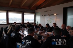 Imagen del Consell pitiús de Coordinación de las policías locales.