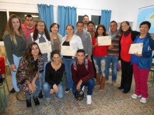 Els alumnes del curs d'integració de Formentera.