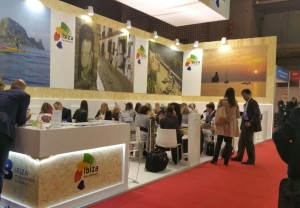 El stand de Ibiza en la feria IBTM World.