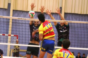 Orestes Miraglia debutó con el Ushuaïa Ibiza Voley con dos puntos ante el Cáceres. Fotos: C. V. 