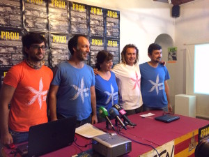 Xisco Sobrado, Joan Carles Parlem, Sandra Benbeniste,Jorge Sáez y Marià Marí.