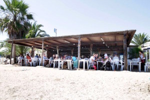 El restaurante Martina, ubicado en la playa de Cala Martina.