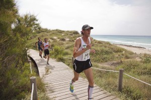 Una imagen del triatlón de Formentera.