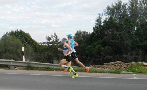 Urbano y Planells marchan en solitario durante la carrera disputada en Formentera.