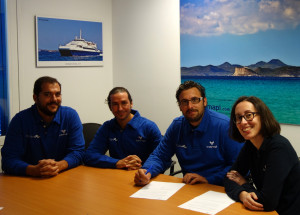 Firma del acuerdo para la subvención destinada a la investigación del patrimonio subacuático de Formentera. 