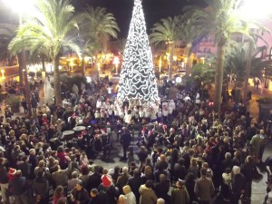 Encendida de luces navideñas en Santa Eulària