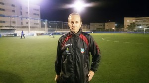 Francisco Cabezuelo, entrenador del Formentera de la Preferente Juvenil, tras el partido. 