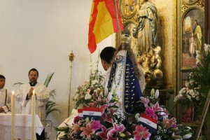 La virgen de los milagros de Caacupé. 